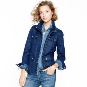 J. Crew ~ Downtown Field Jacket with removable hood